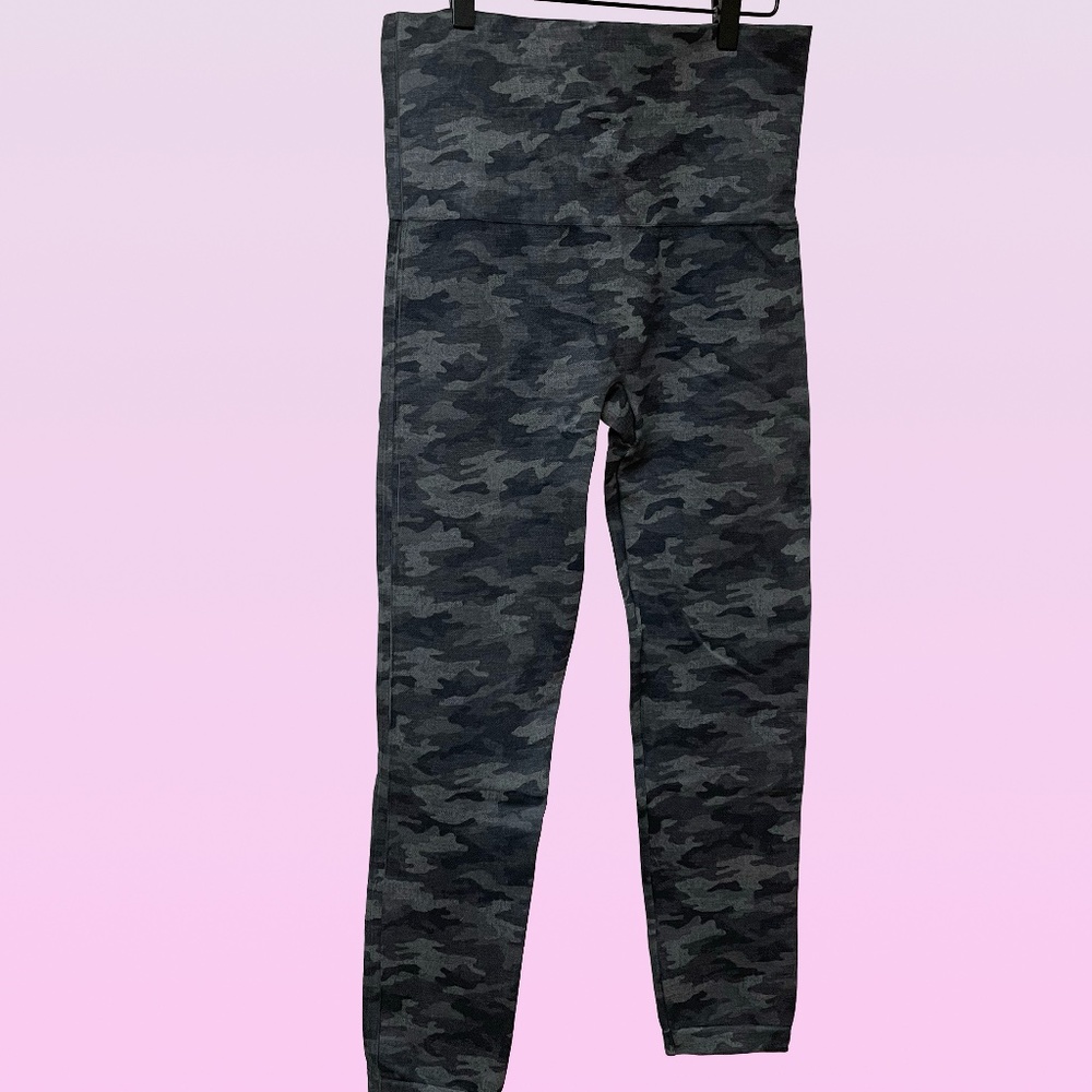 SPANX Look At Me Now Seamless Camo Leggings, 2X